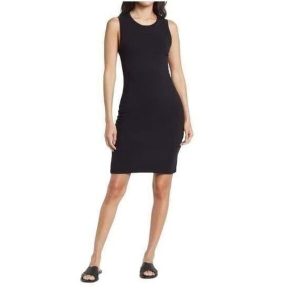 JAMES PERSE Black Tank Jersey Sleeveless Dress Cotton Spandex, Size 1/S, NWOT - Picture 6 of 7